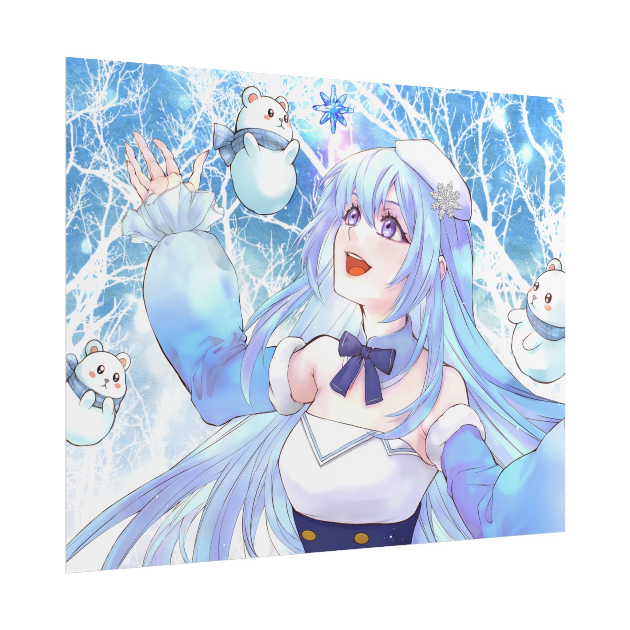 SnowyBlueBell "Winter Blessing" Poster