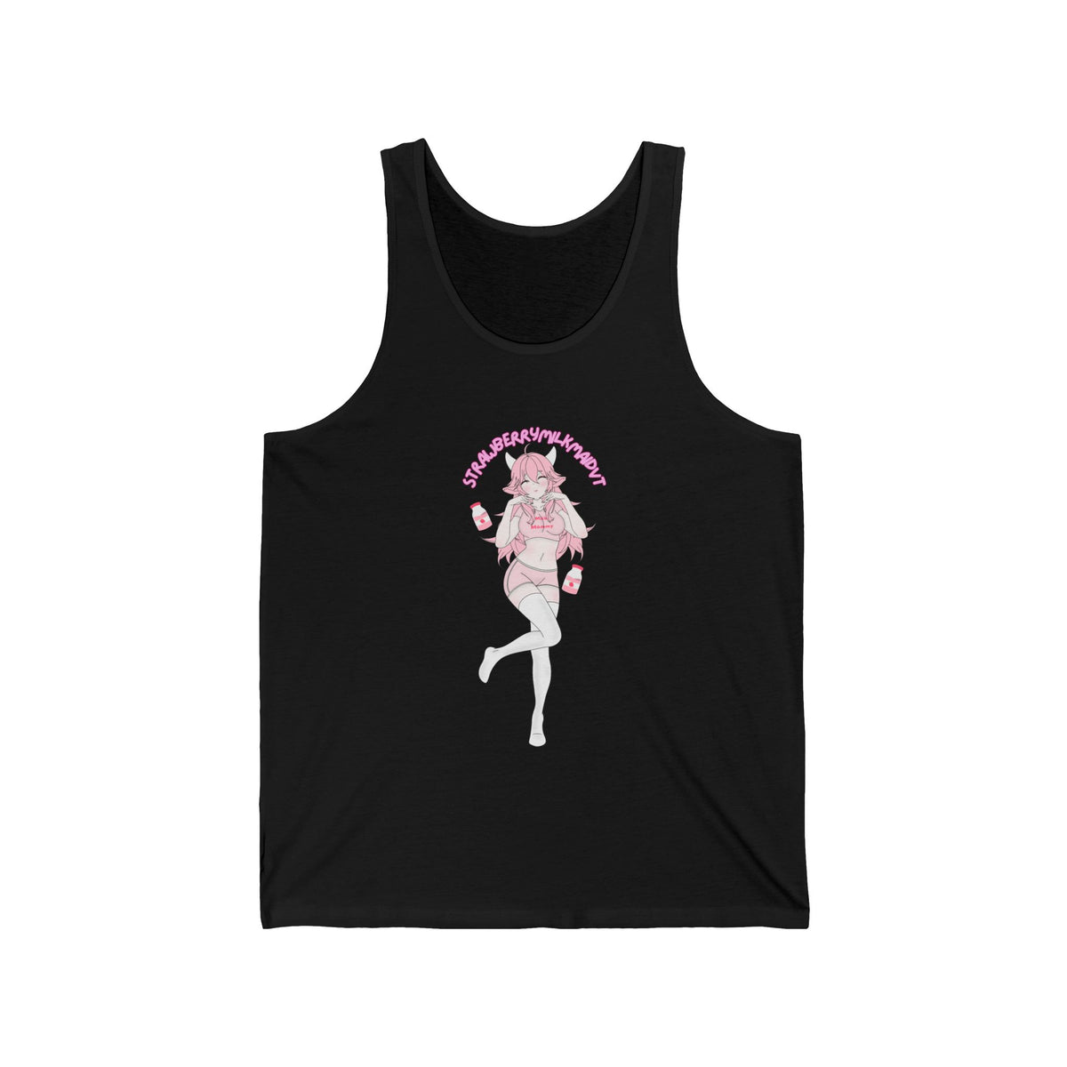 StrawberryMilkMaid "Logo Pose" Tanktop