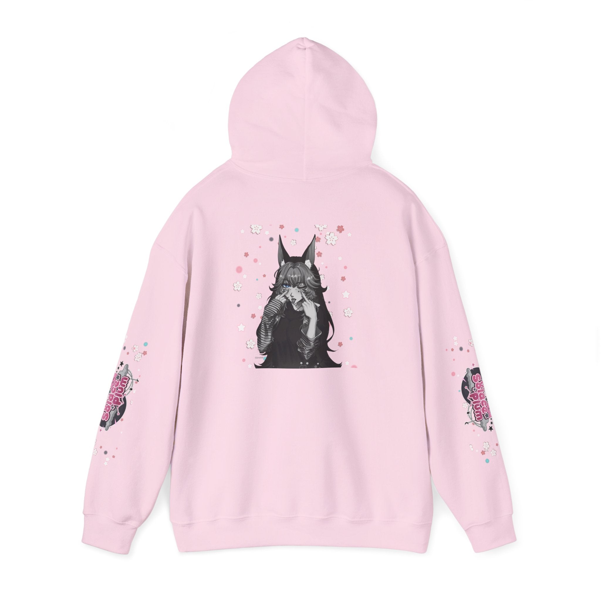 Solace Plum BW "Blep" Designer Hoodie