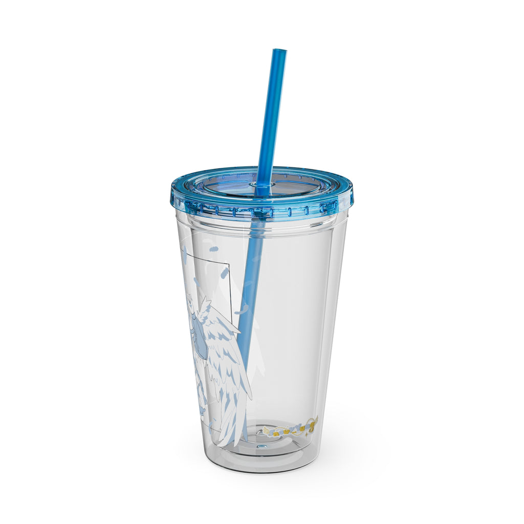 SnowyYuma "Fallen Feathers" Tumbler