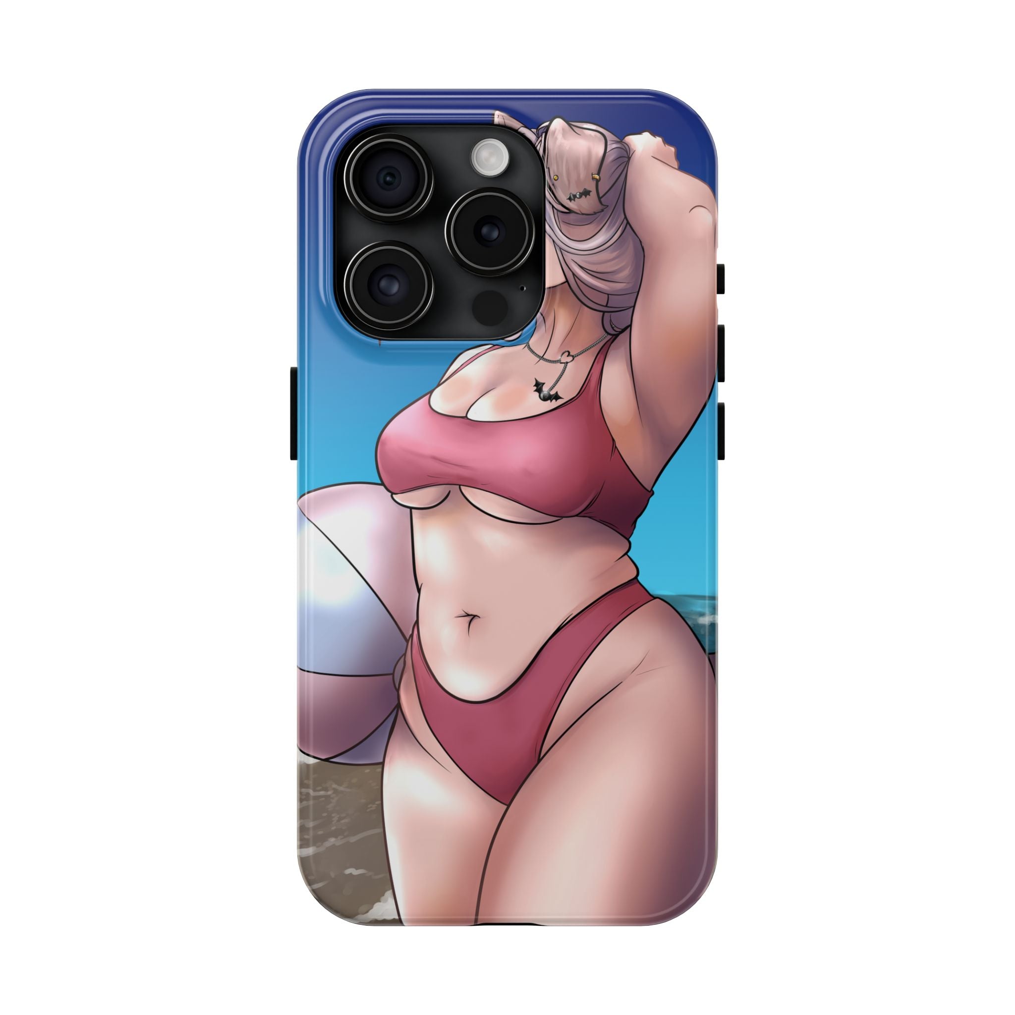 Luna Rainn "Beach Pup" Tough Phone Case