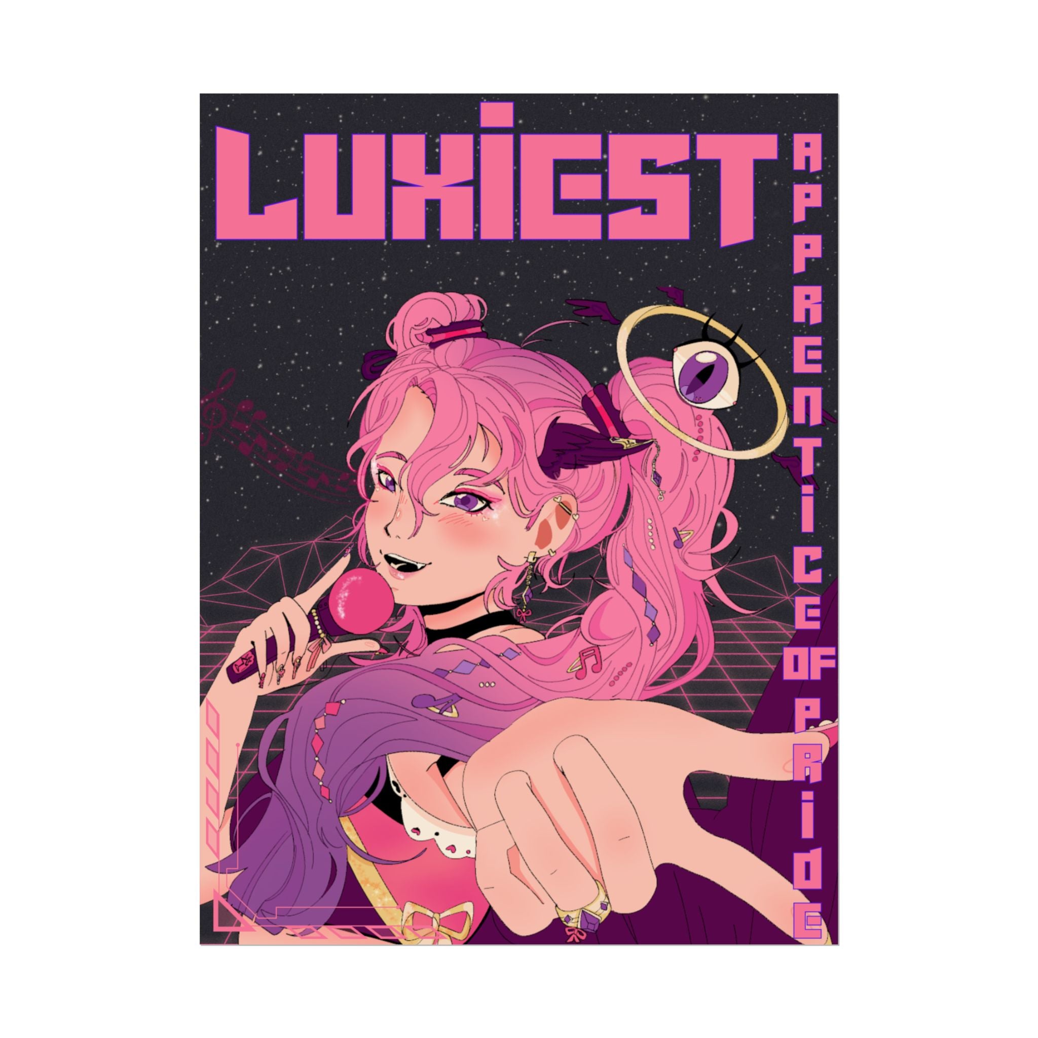 Luxiest "Cyber Idol" Poster