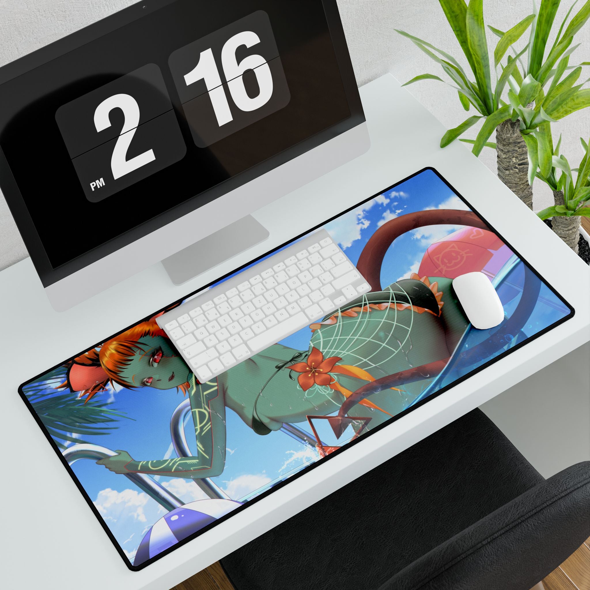 NonbiteyZombie "Summer Swim" XL Plus Deskmat