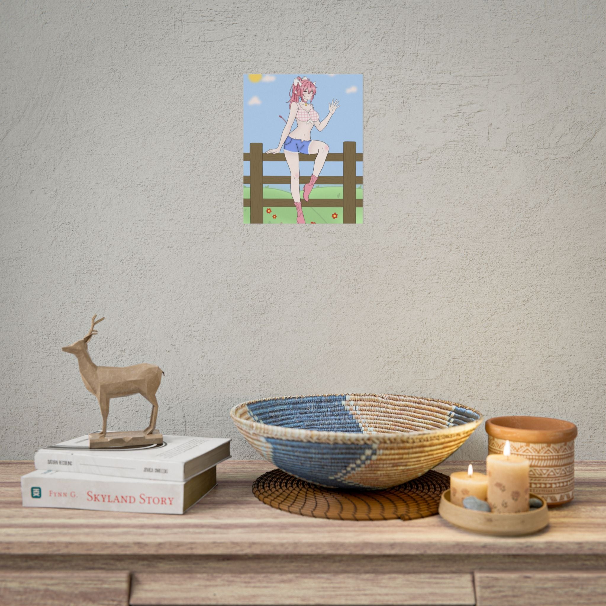 StrawberryMilkMaid "Fence Sitting" Poster