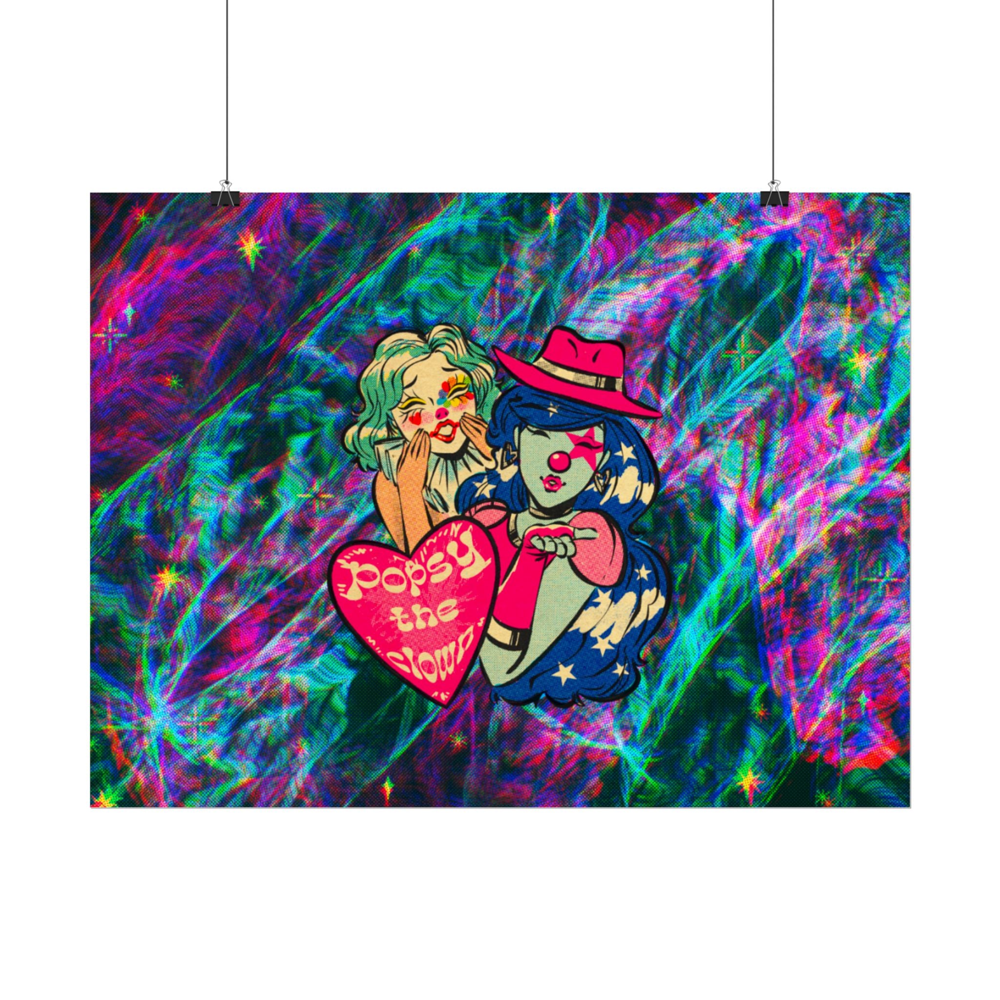 PopsyTheClown "ArtPopsy" Poster