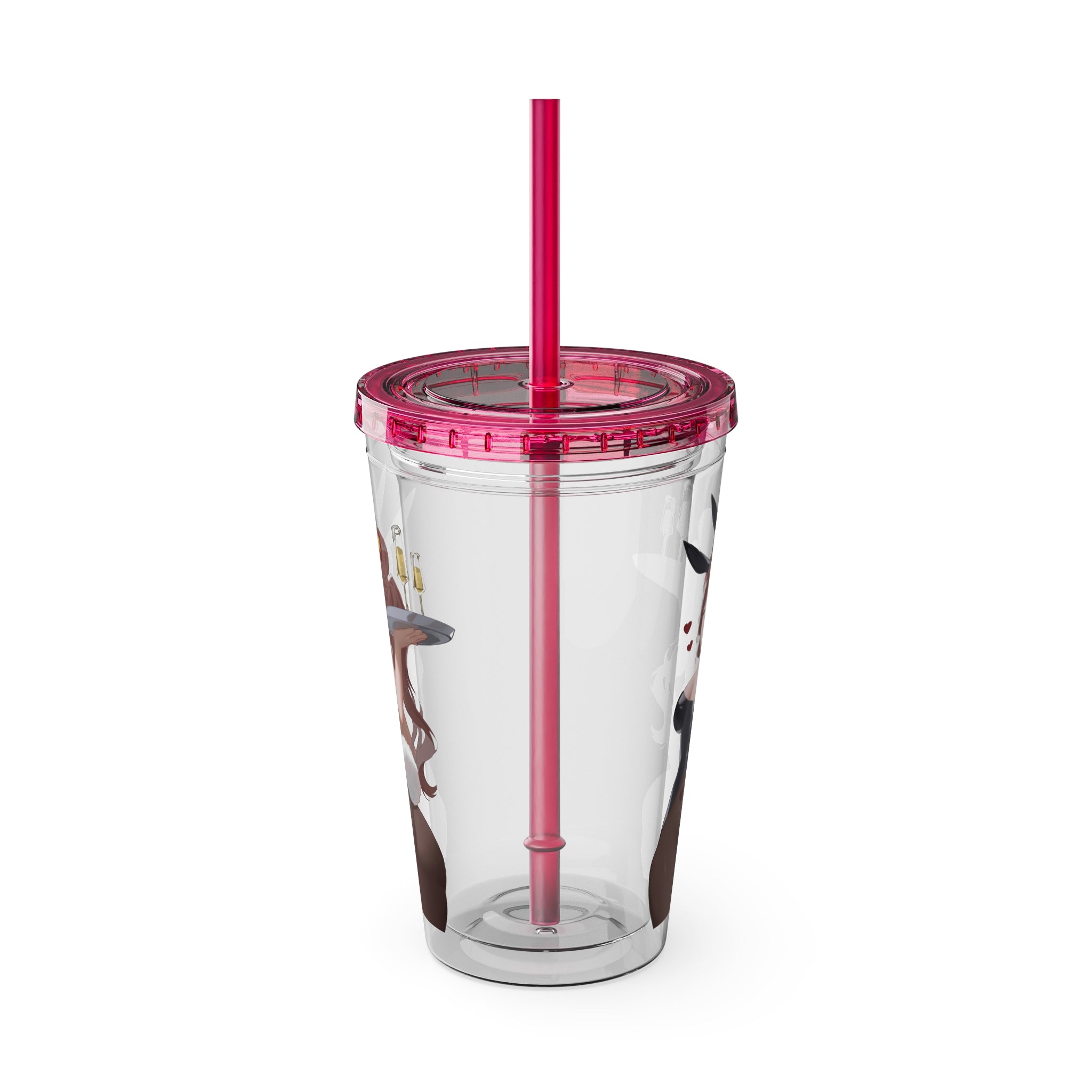 Haru-Haru "Bunny on the Rocks" Acrylic Tumbler
