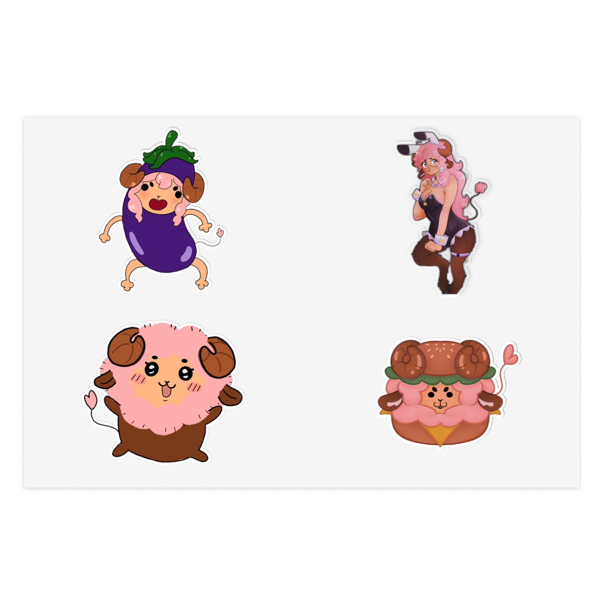 PeachPelle "Quirky Satyr" Sticker Sheet