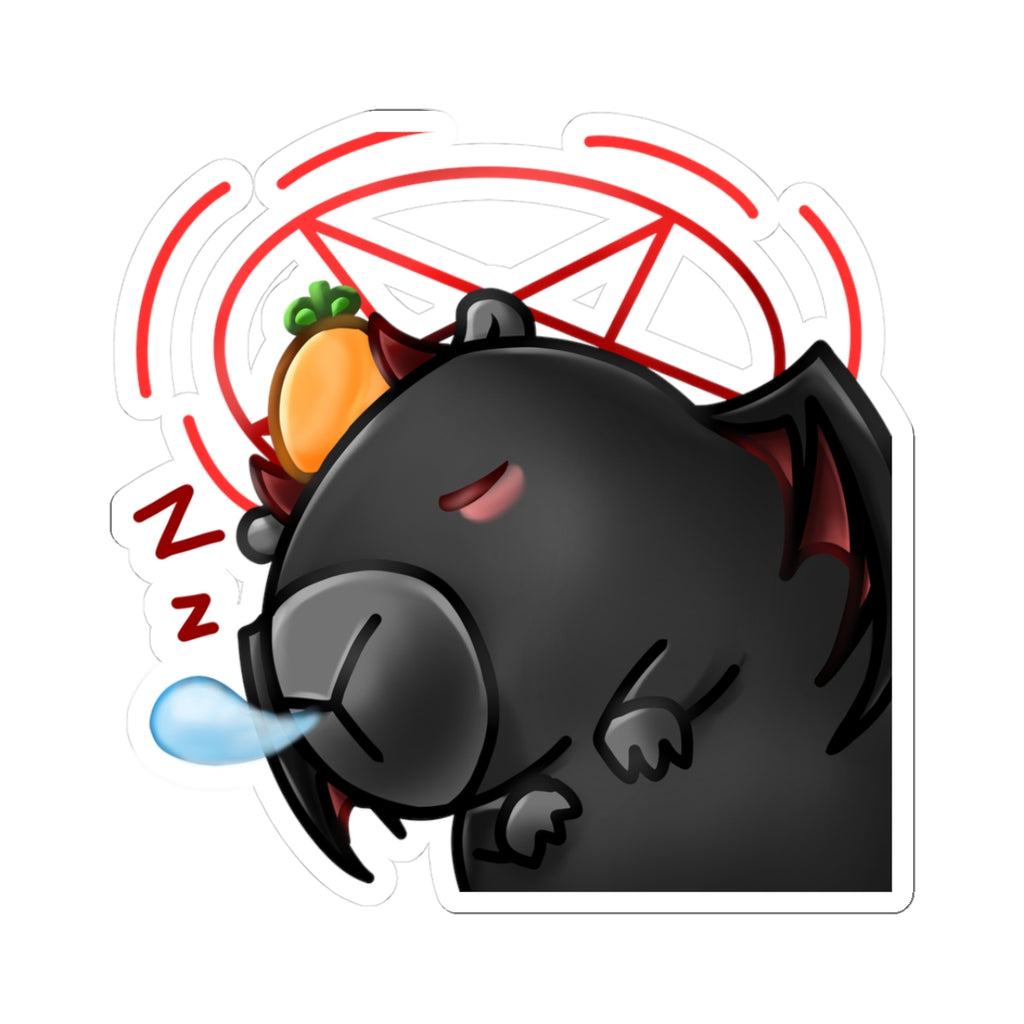 Chow Down "Sleepy Batty" Sticker