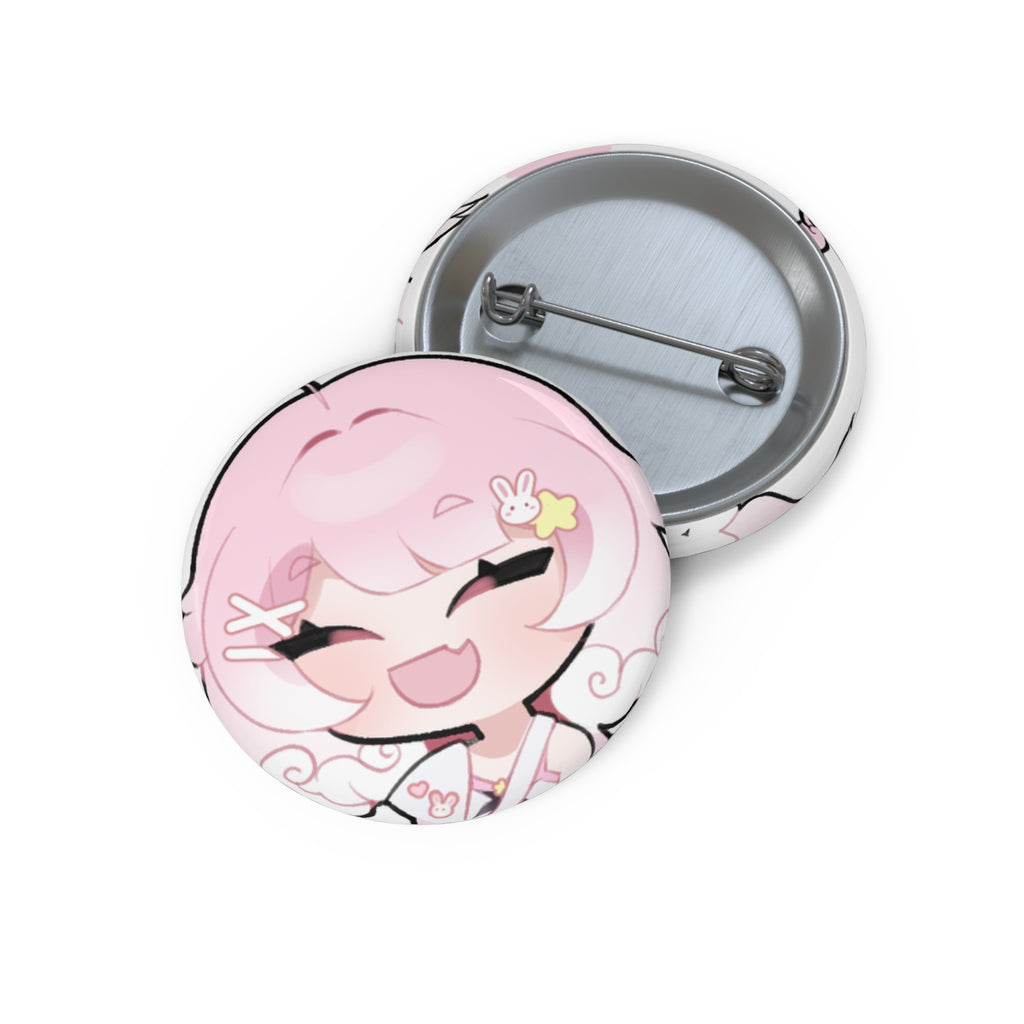 NyoomiePiyu Happy Button Pin