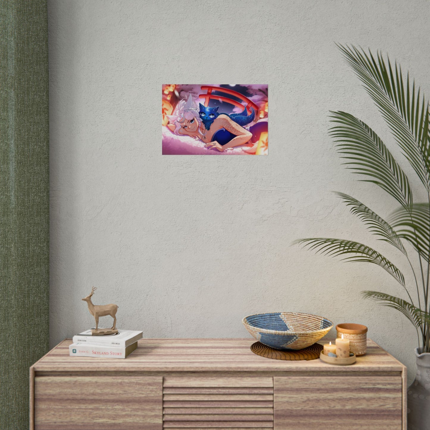 Reira Resting in Sakura Poster