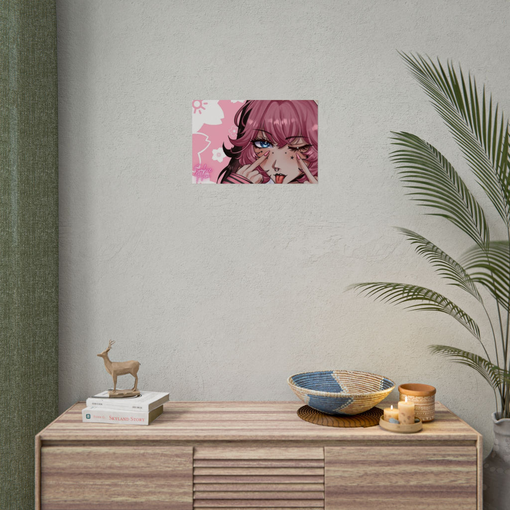 Solace Plum "Blep" Poster