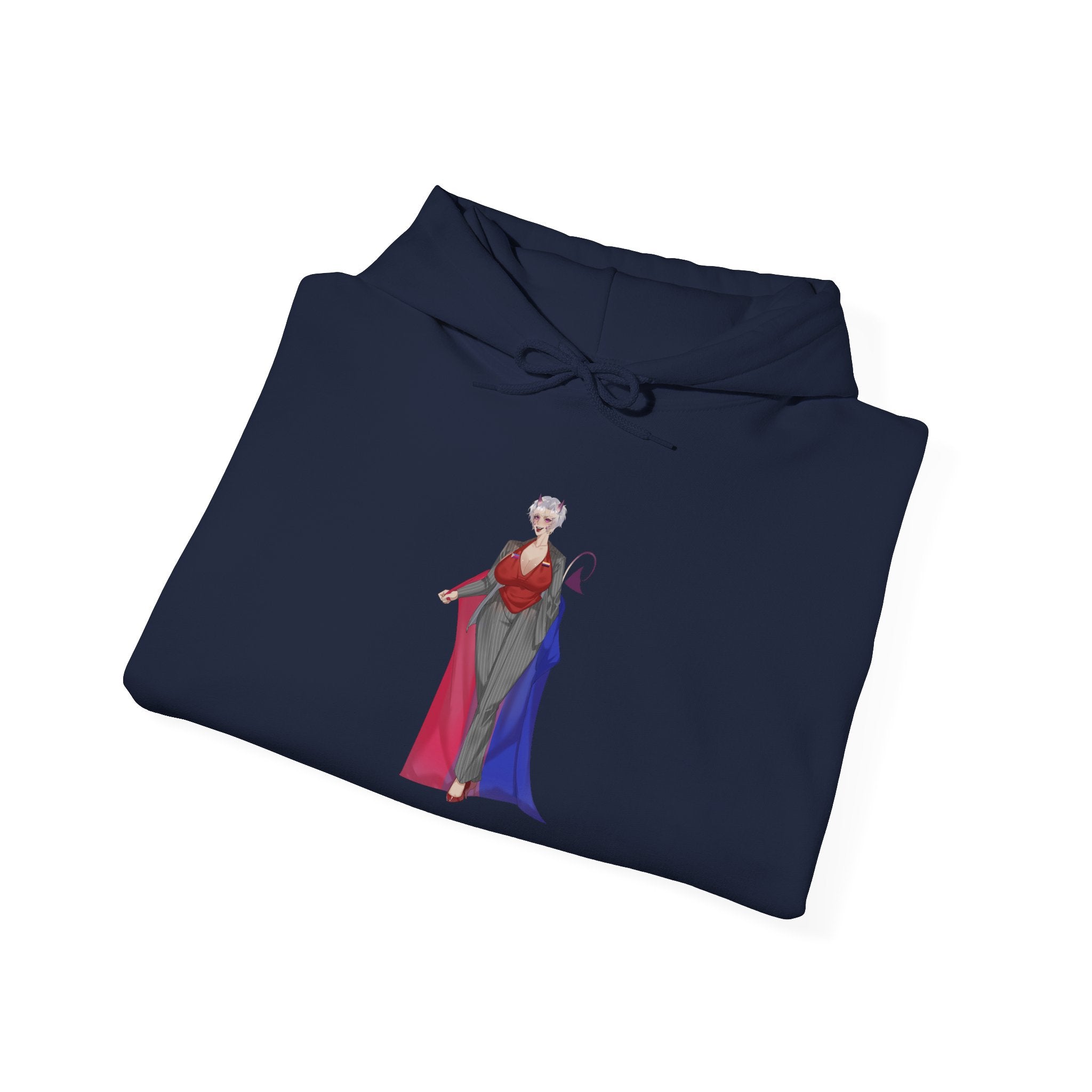 BasicallyVal "Red and Blue" Hoodie
