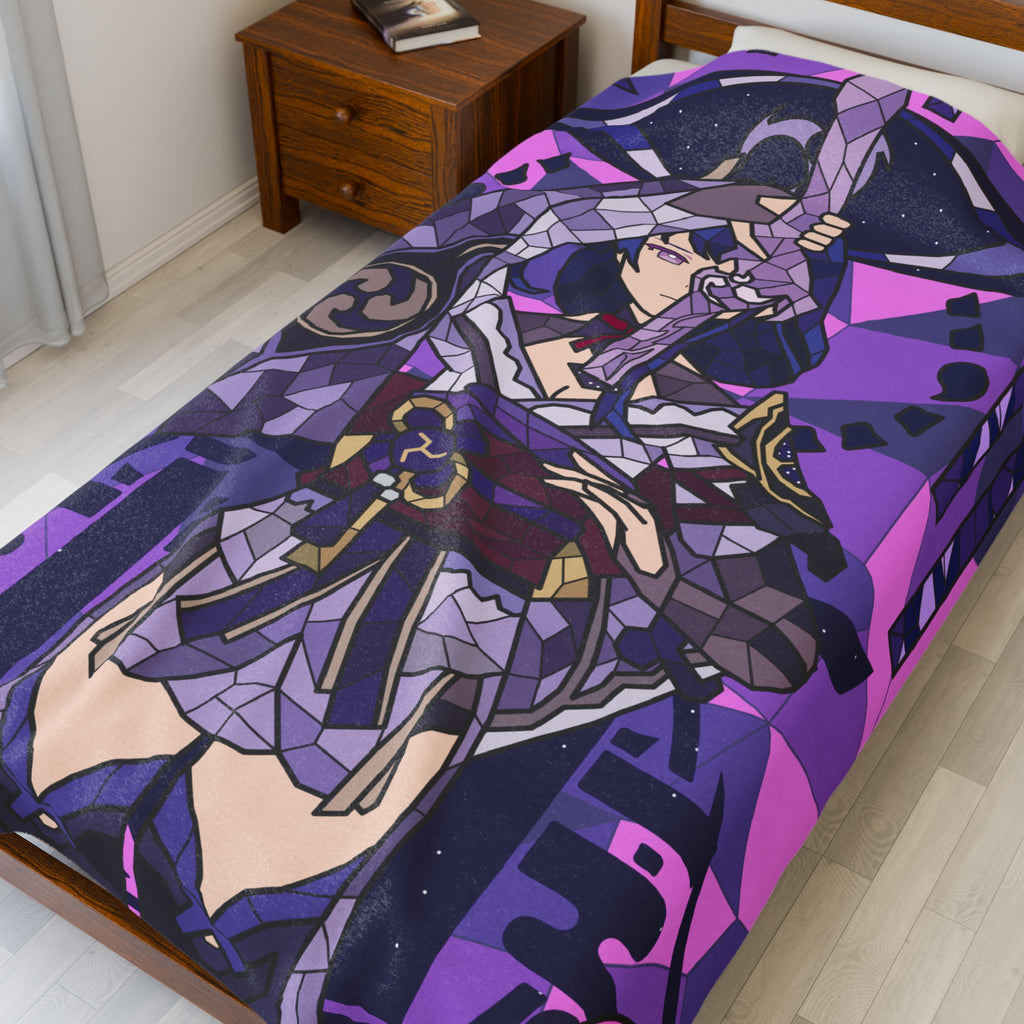 Ei | Raiden Shogun Plush Throw Blanket