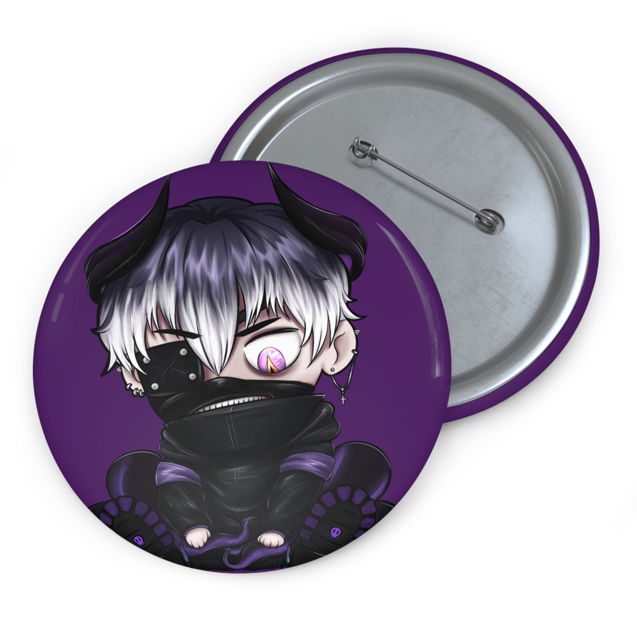 Ghastly Pin Button