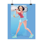 Meruccubi Tennis Poster