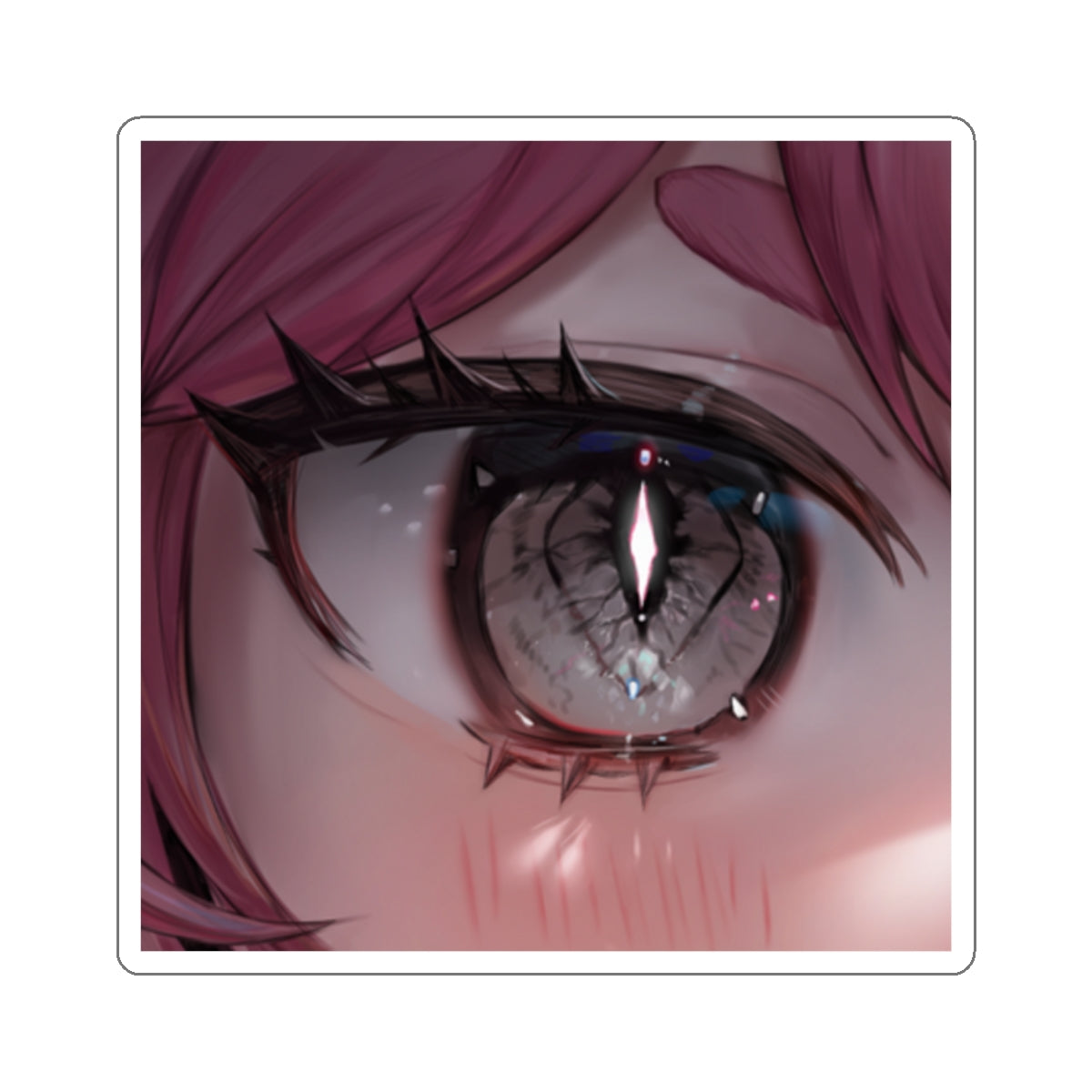 Kat Eyes Dark Sticker