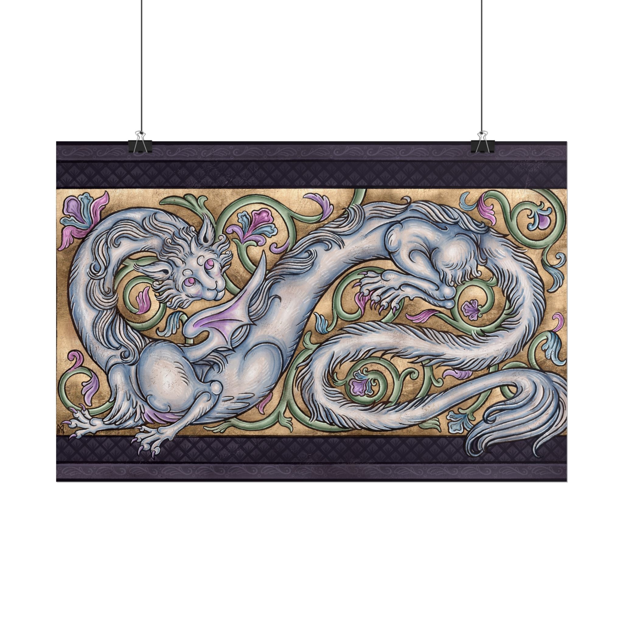 nekowomai "Dragon Spread" Poster