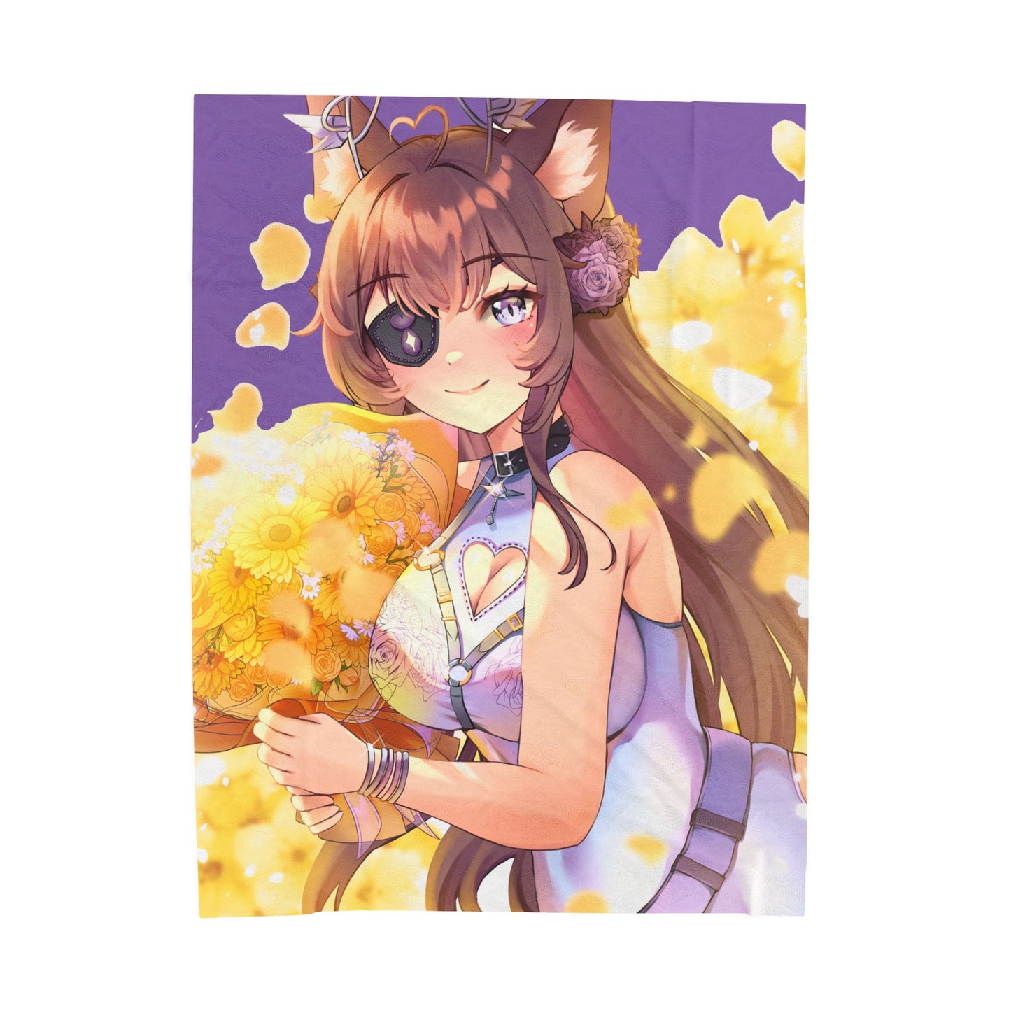 Canin Rose “Flower Field” Blanket