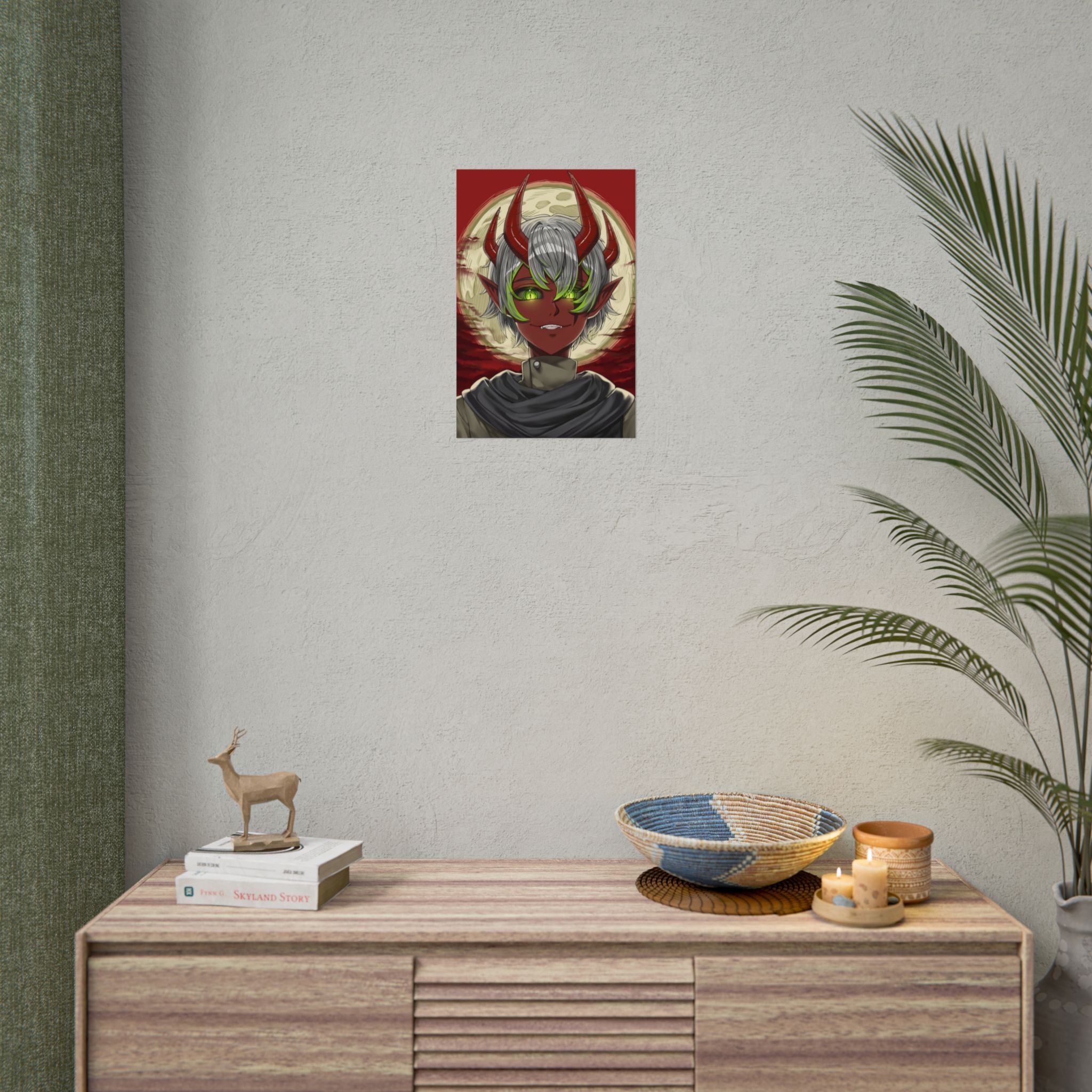 LooneyMoonDemon "Bloodmoon" Poster