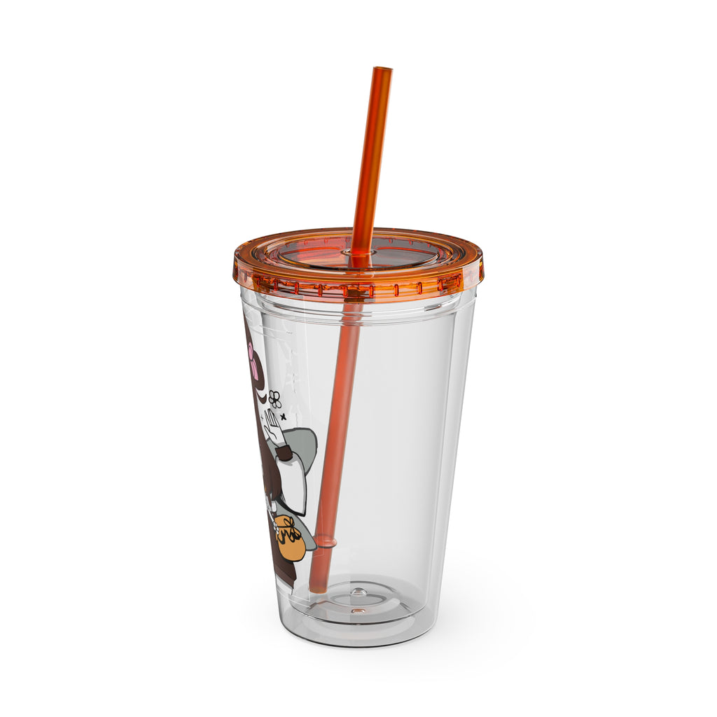 Lychibe "Monochrome Bee" Acrylic Tumbler