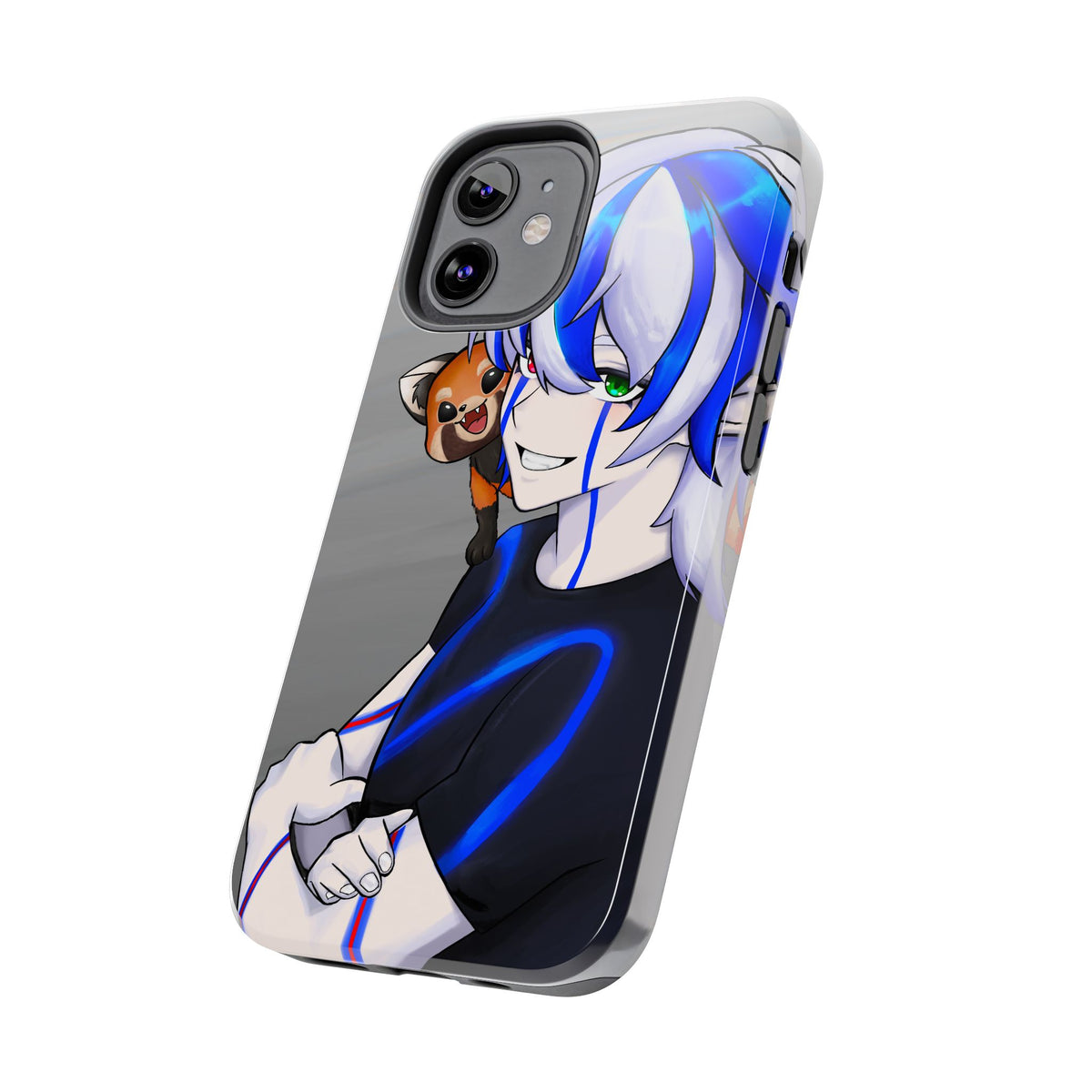 Ray Xash "Red Panda Companion" Phone Case