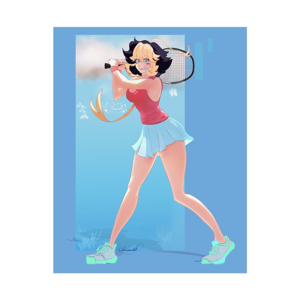 Meruccubi Tennis Poster