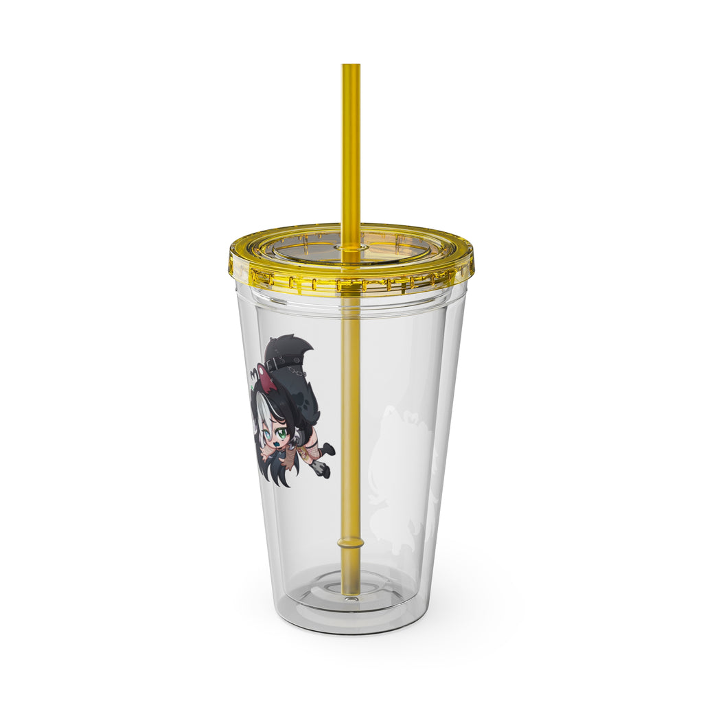 dognamedKats "Chibi Friends" Acrylic Tumbler
