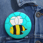 Ashdown Anthea "Bee" Pin Button