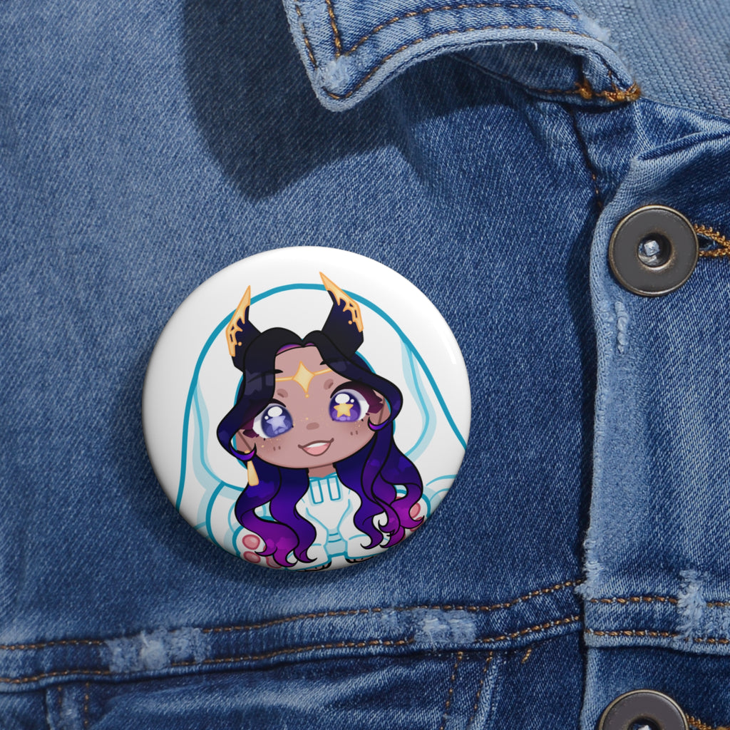 Kosmic "Starry-eyed" Button Pin