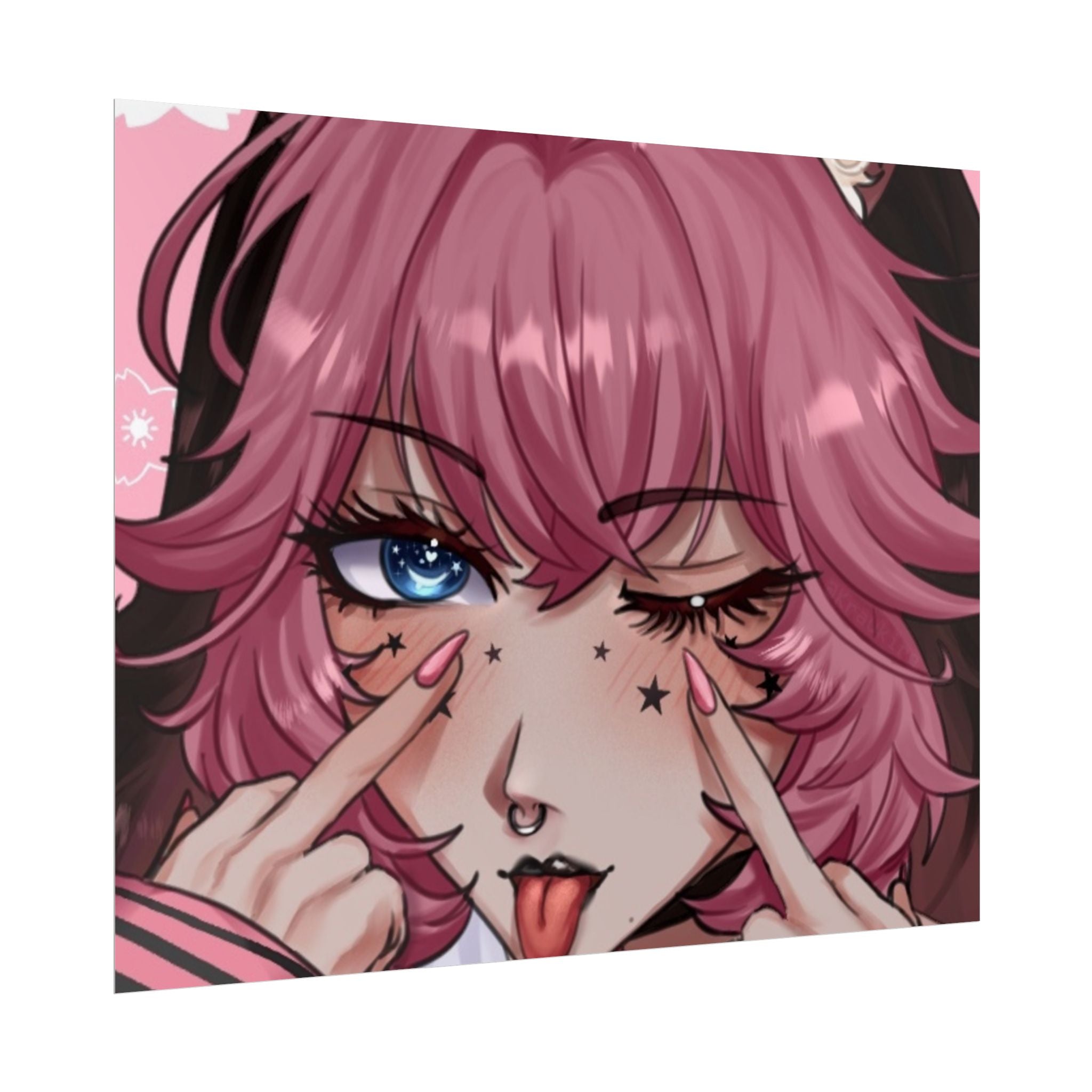 Solace Plum "Blep" Poster