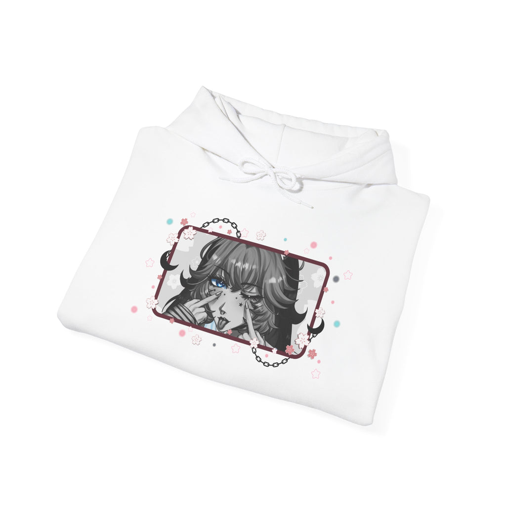 Solace Plum BW "Blep" Designer Hoodie