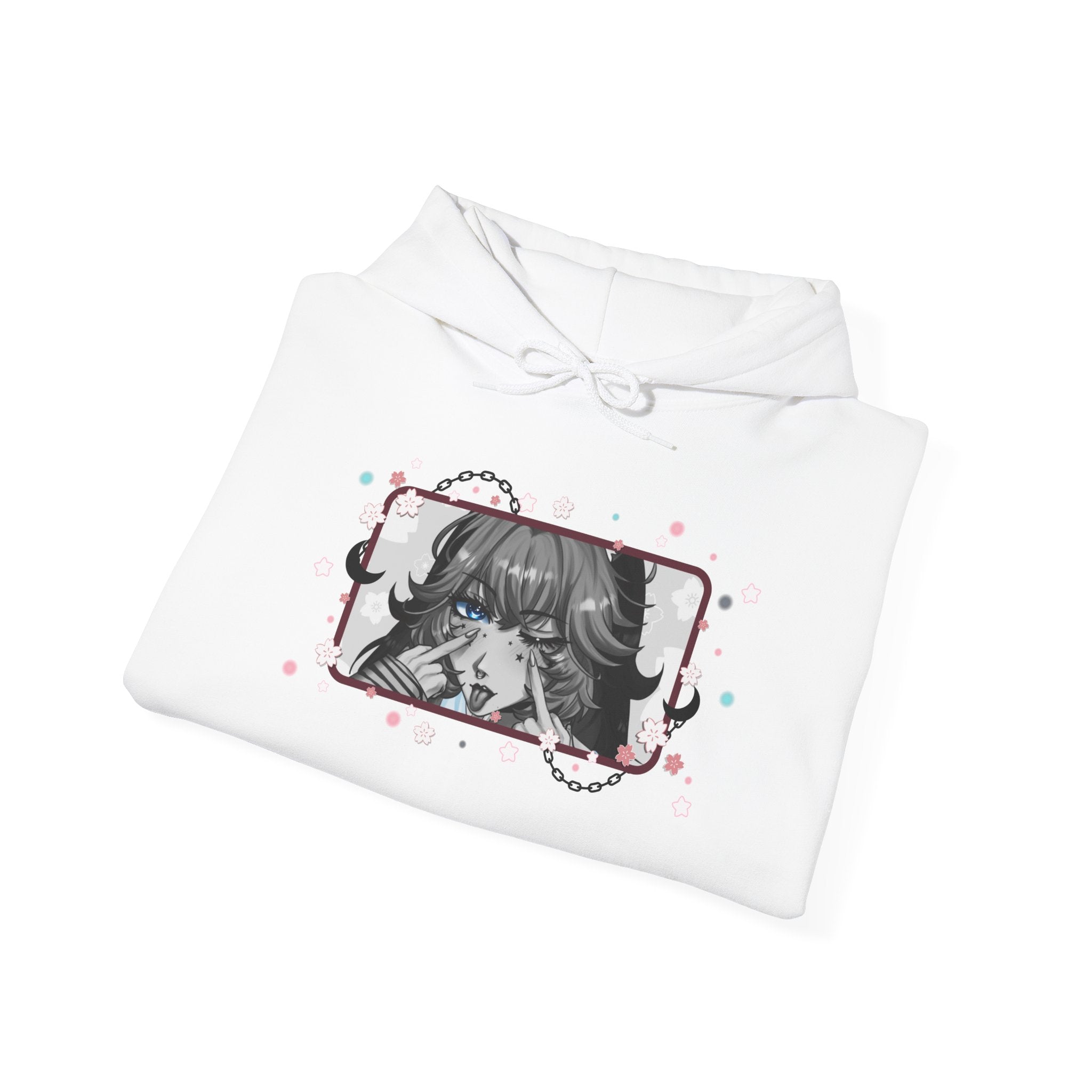 Solace Plum BW "Blep" Designer Hoodie