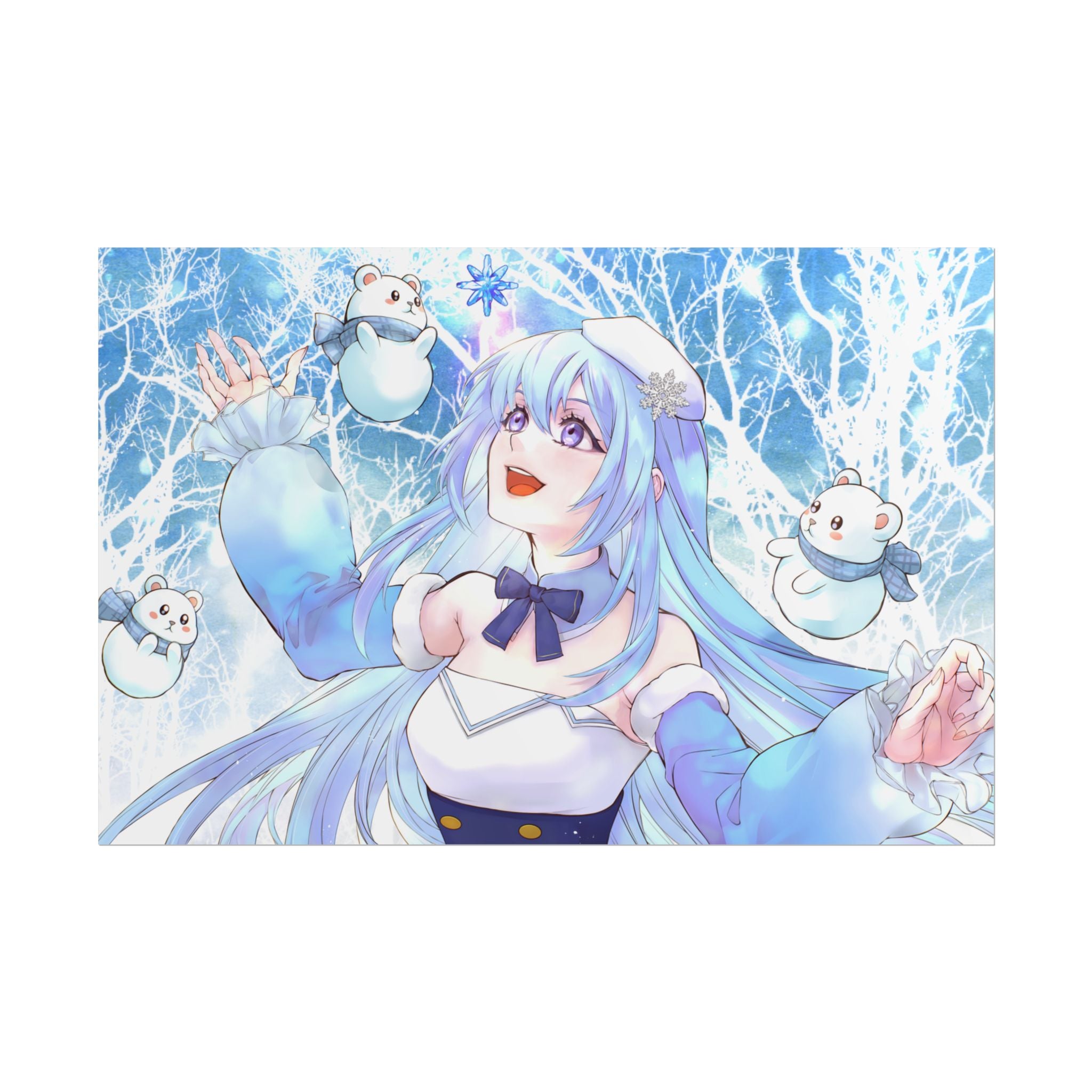 SnowyBlueBell "Winter Blessing" Poster