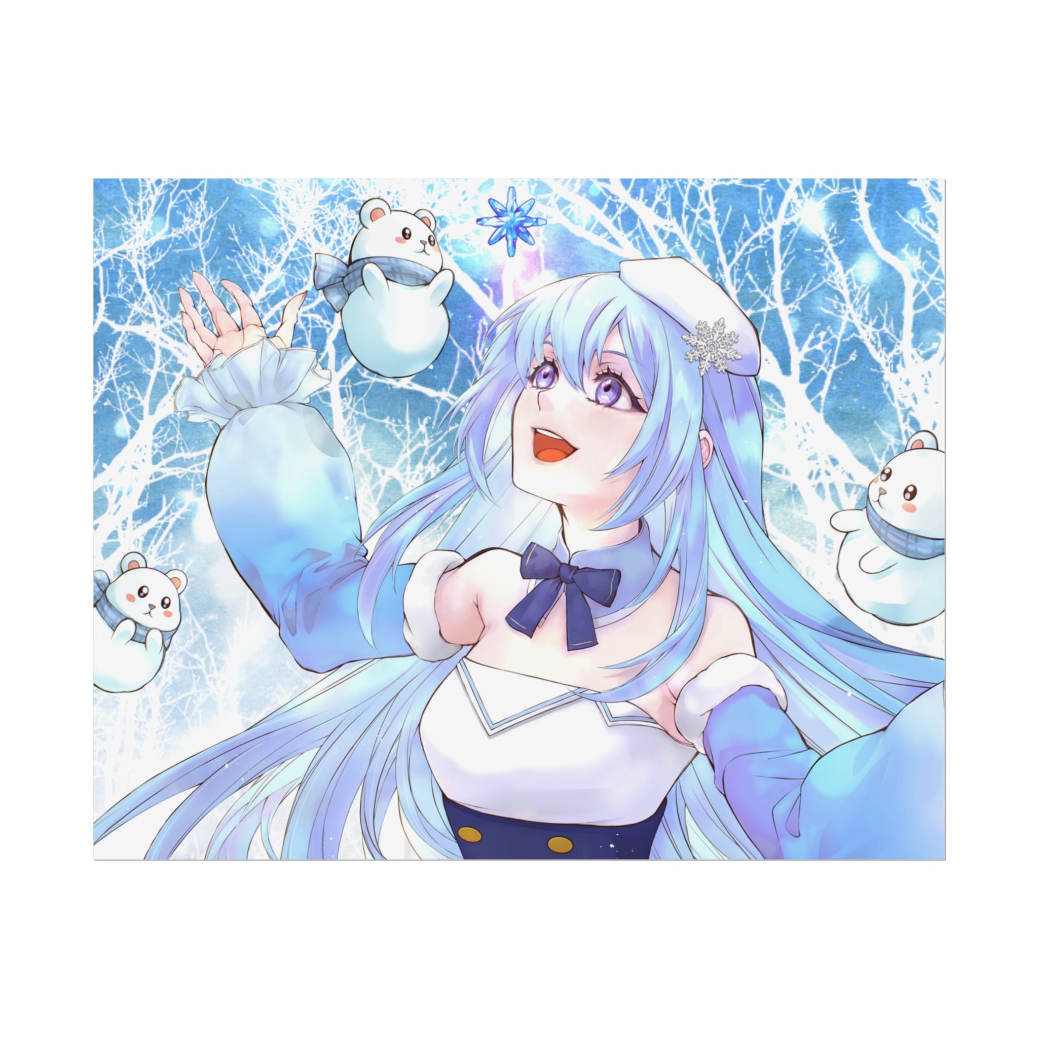 SnowyBlueBell "Winter Blessing" Poster