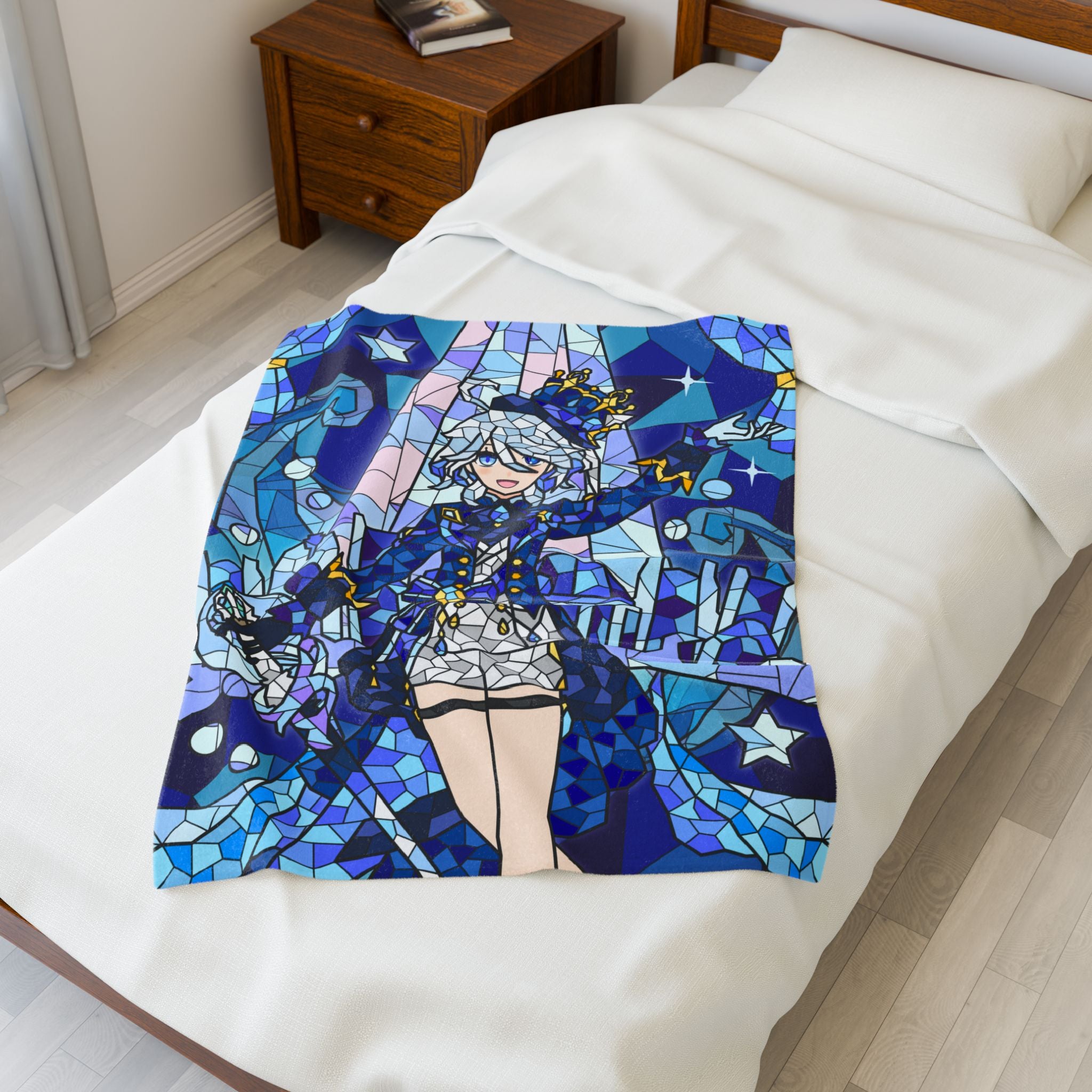 Furina Plush Throw Blanket