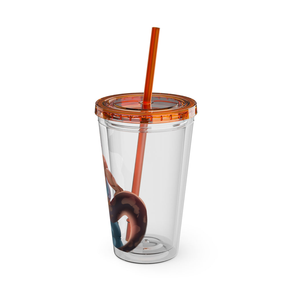 KeytheMoo "Talk to the Tail" Acrylic Tumbler