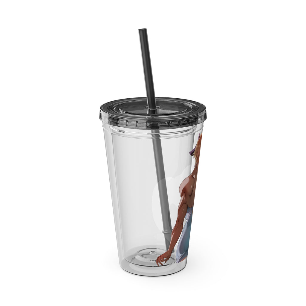 KeytheMoo "Talk to the Tail" Acrylic Tumbler