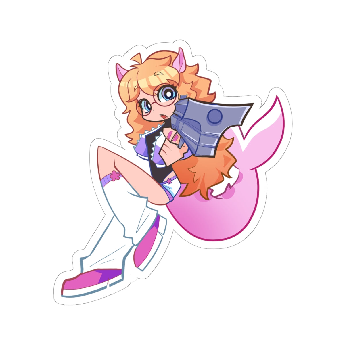 tealeafshark Sticker