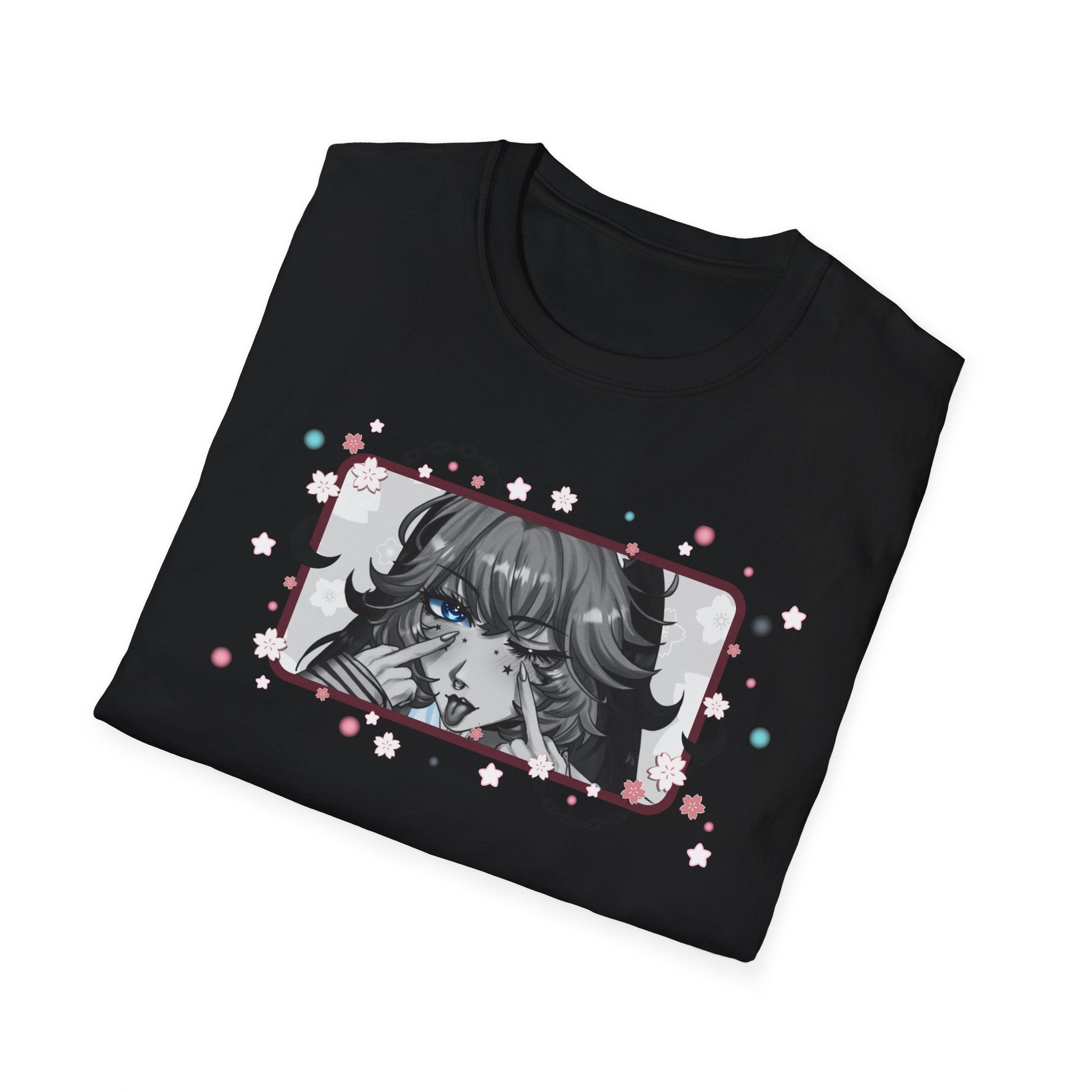 Solace Plum BW "Blep" TShirt