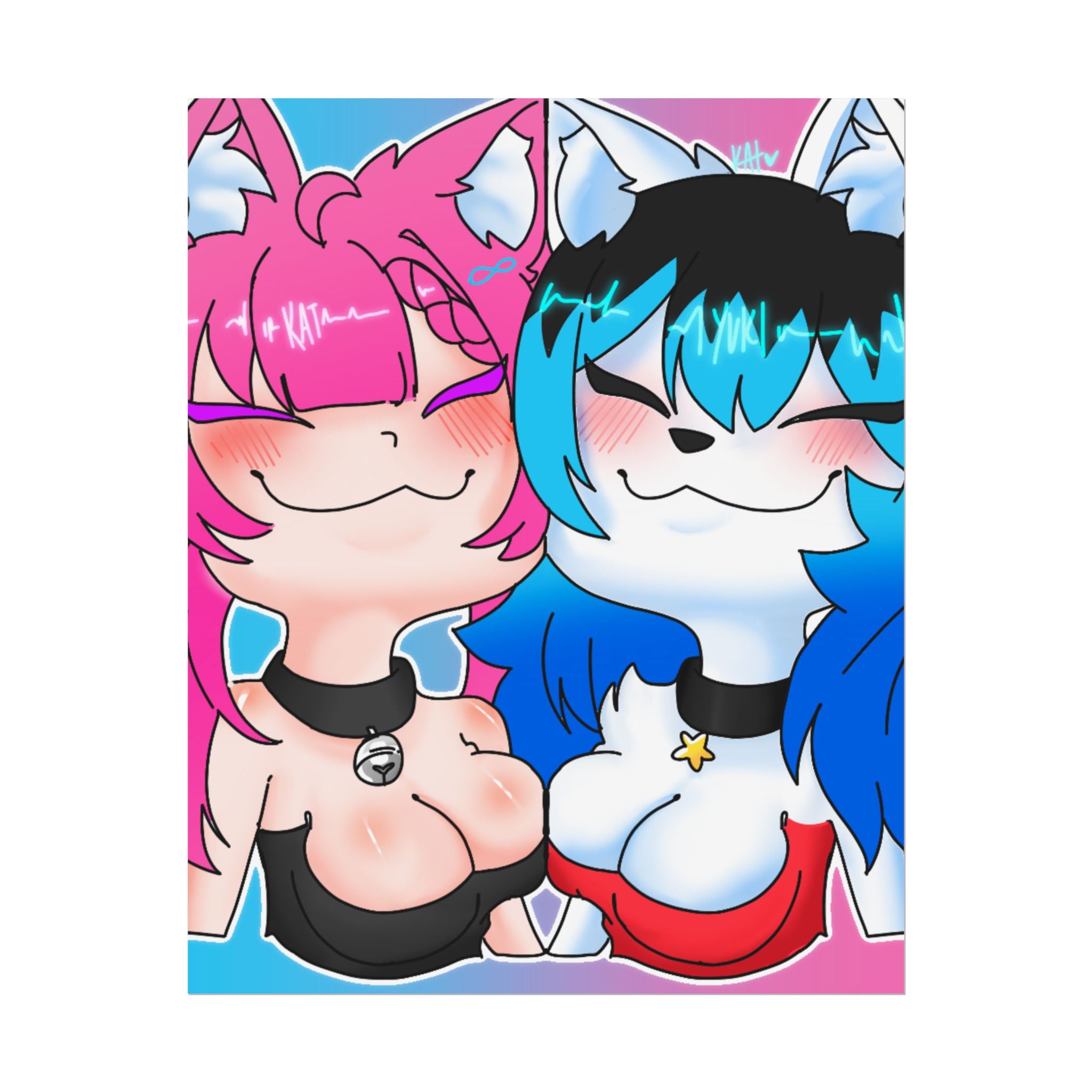 Yuki y Kat Valentine's Poster