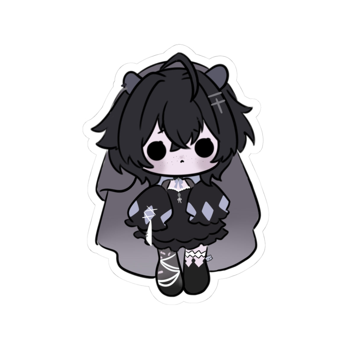 Ariel "Short Hair Cheeb" Sticker