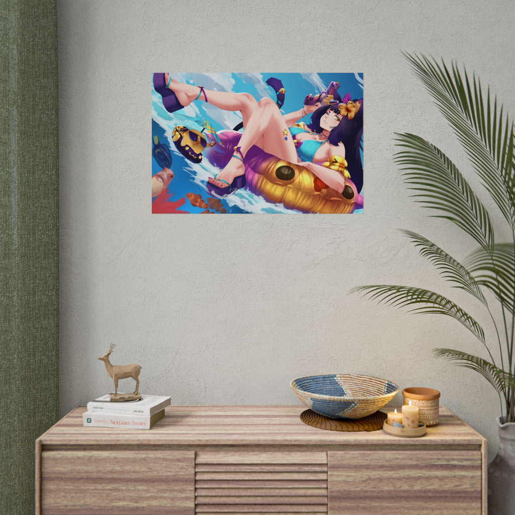 PochitaVT "Summer Time Floating" Poster