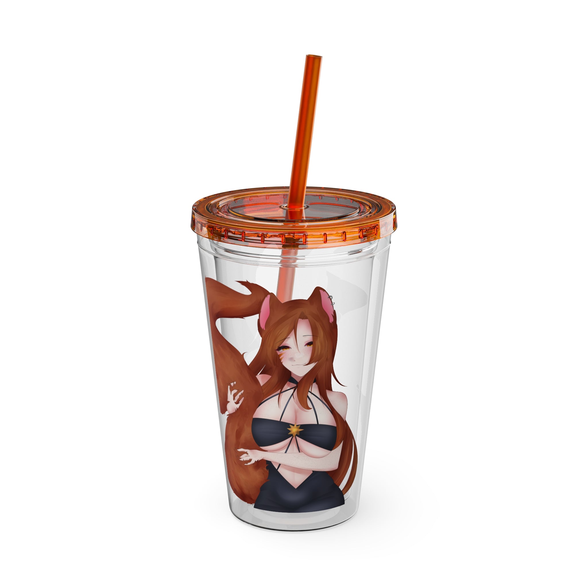 Lady Kiara Rose Acrylic Tumbler