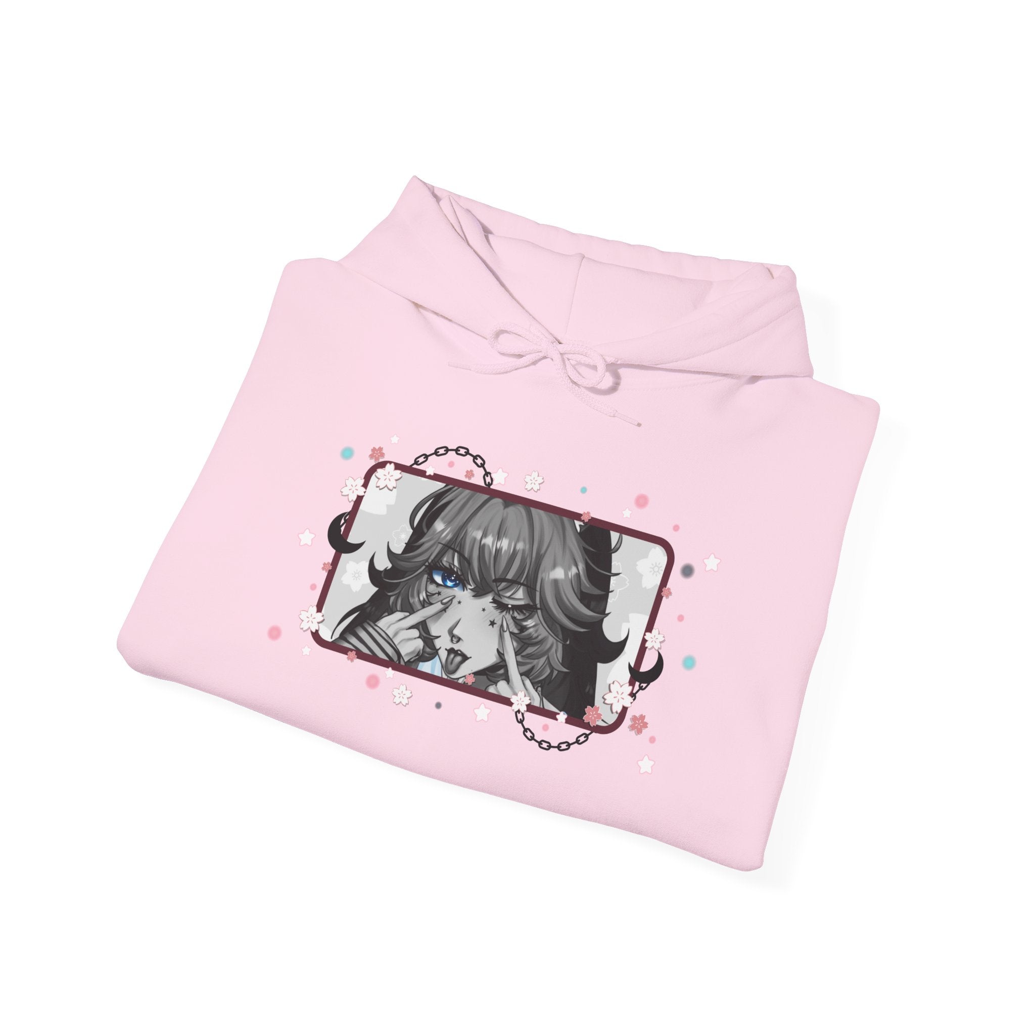 Solace Plum BW "Blep" Designer Hoodie