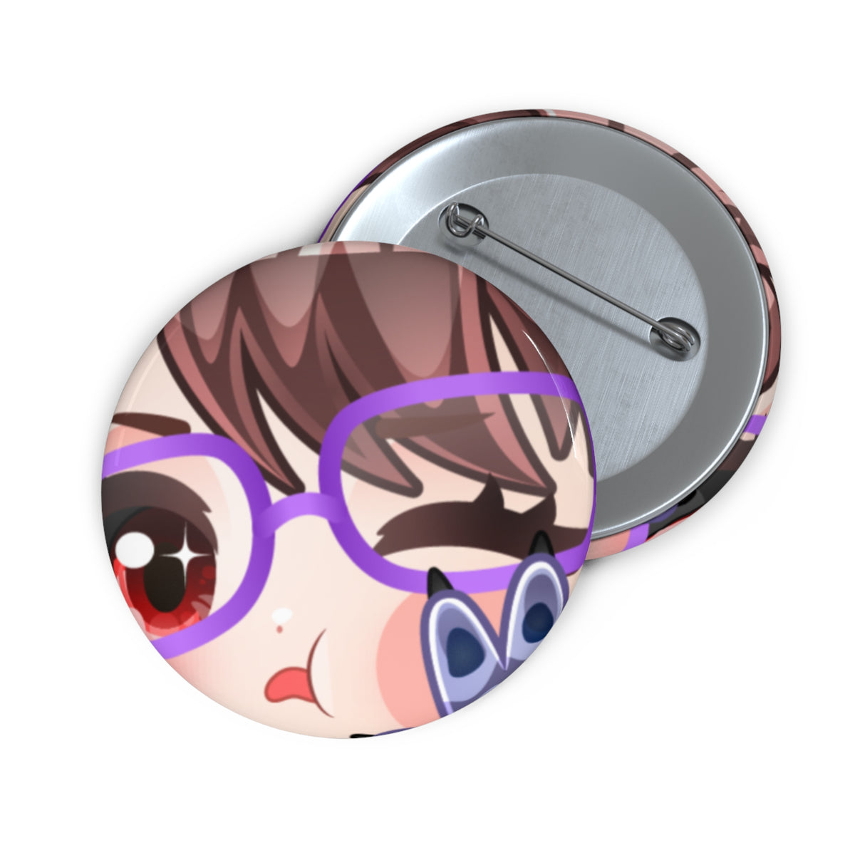 RockLoLove "Pressed Against" Pin Button