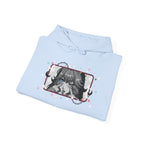 Solace Plum BW "Blep" Designer Hoodie