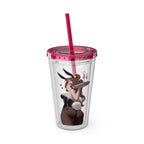 Haru-Haru "Bunny on the Rocks" Acrylic Tumbler