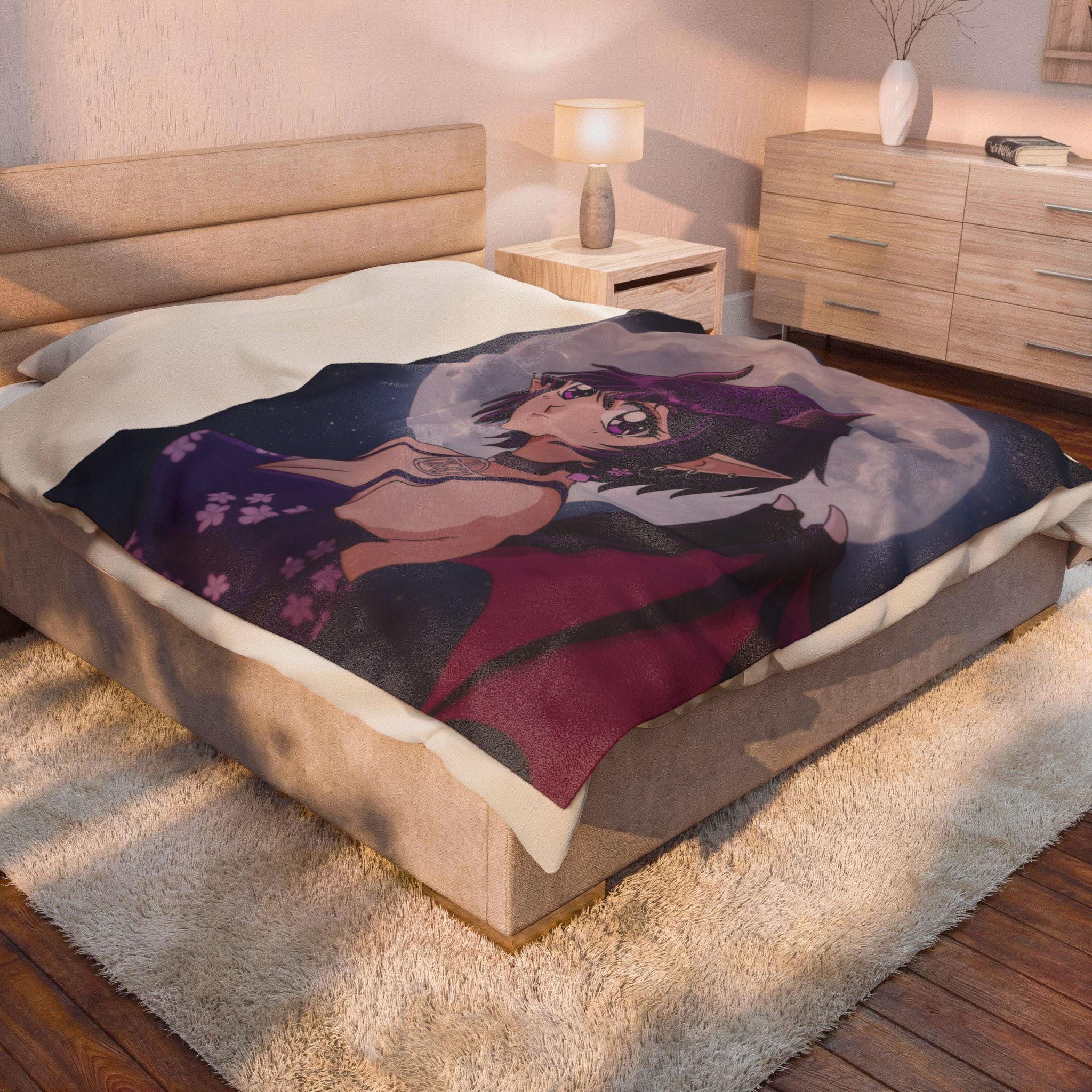 sakurawitchvt "Retro Anime" Blanket