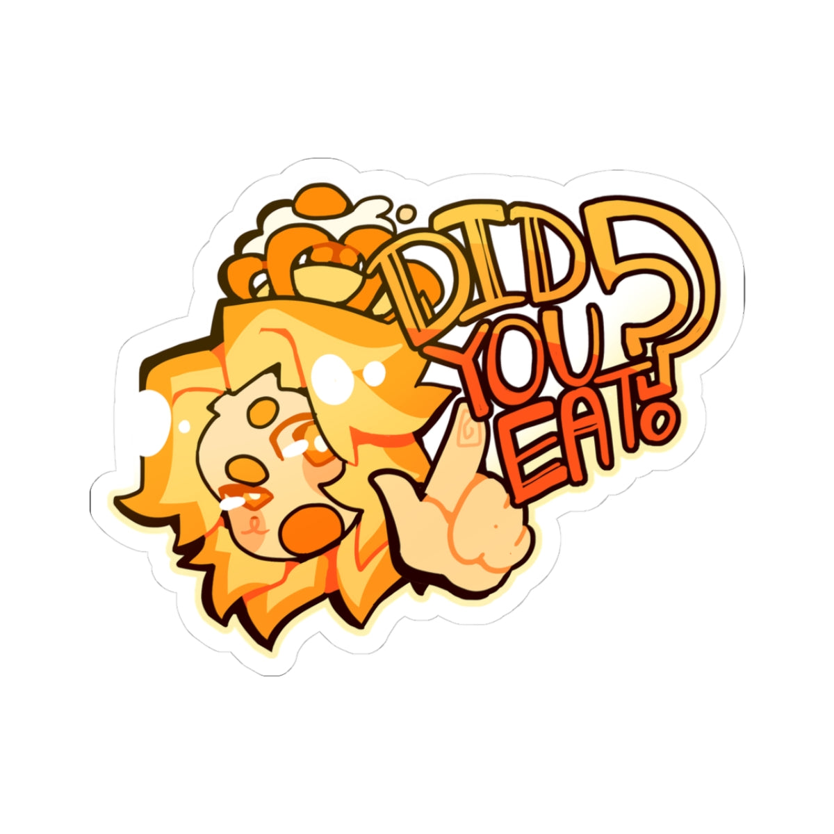 EggRoyale "Did You Eat?" Sticker