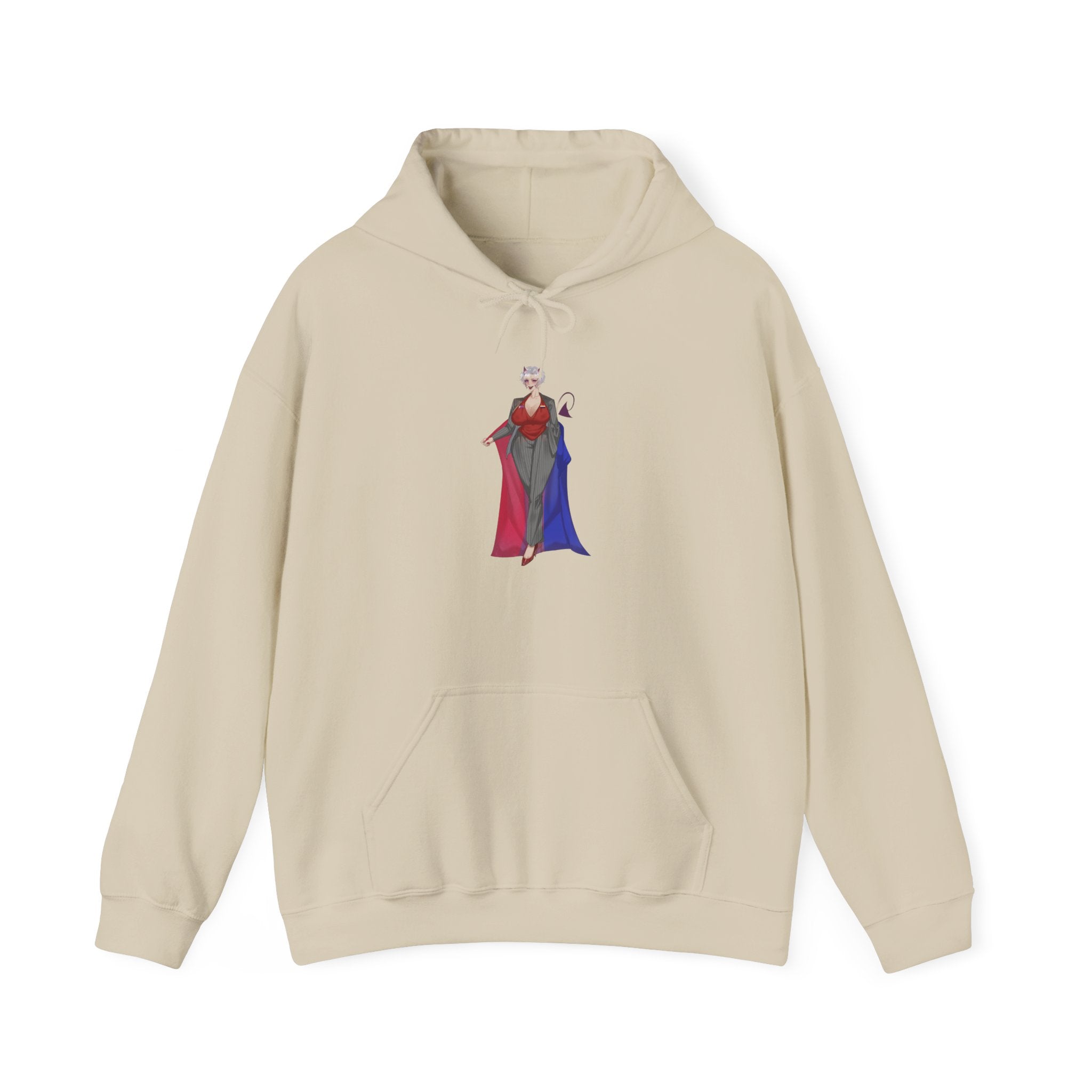 BasicallyVal "Red and Blue" Hoodie
